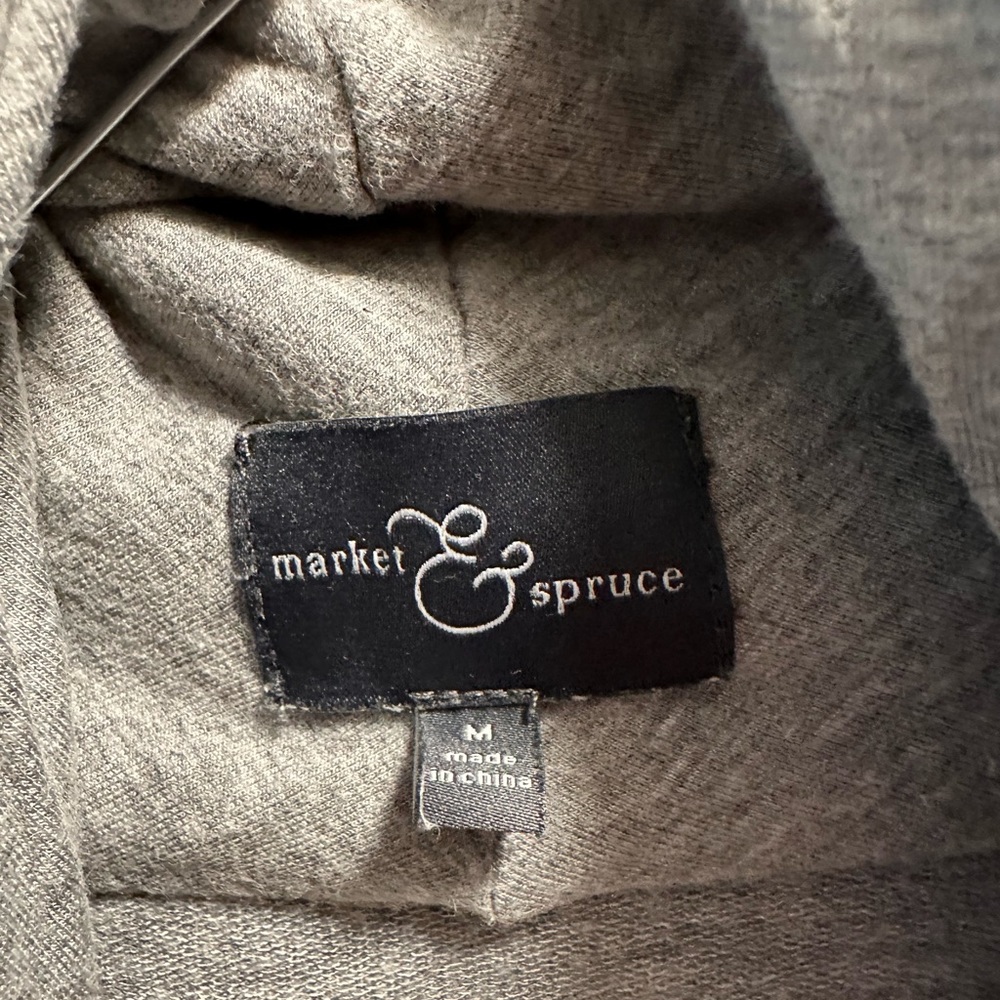 Market and Spruce Assymetrical Zip Cardigan - Picture 3 of 6